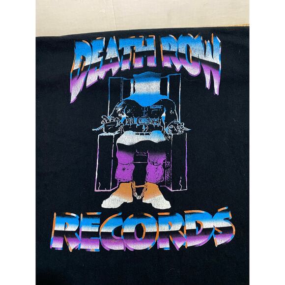 Death Row Records Shirt Adult XL Ripple Junction Rap Hip Hop Electric Chair - Picture 6 of 8